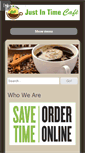 Mobile Screenshot of justintimecafe.com